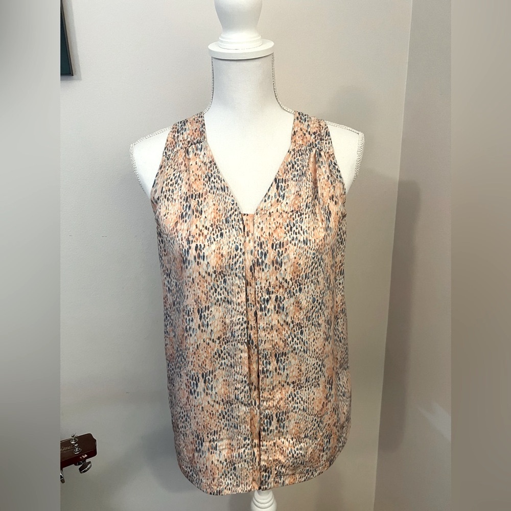 Rebecca Taylor Multicolored Sleeveless Relaxed Tank Top - Worn Once!